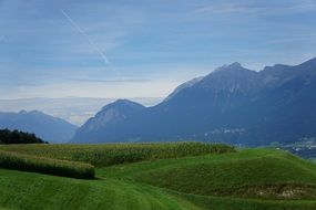 Mountains Corn Landscape