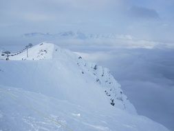 captivating beautiful Snow Mountains