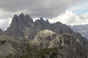 picturesque and pretty Dolomites