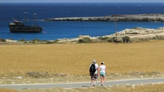 hikers in cape greco