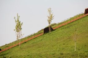 path for walks in an idyllic landscape