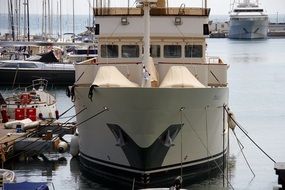 yacht in the port of Costa del Sol