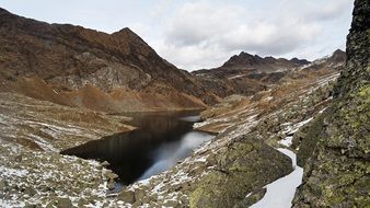 Landscape of Spronser Lakes