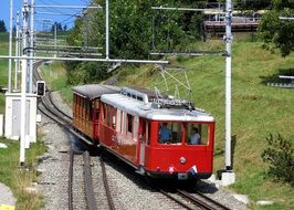 Train Rigi Mountain