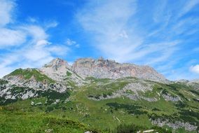 mountains in lech am arlberg