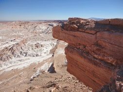 cliff in Atacama Desert, Chile