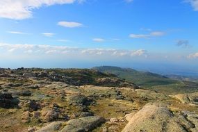 mountain landscape in serra in spain