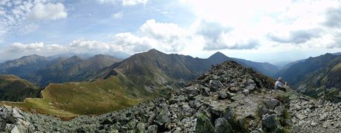 Tatry Mountains amazing top landscape