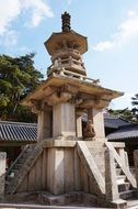 tower in bulguksa temple, republic of korea