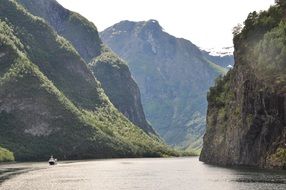 nature in the mountains of norway