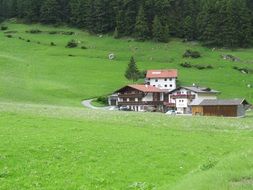 Beautiful mountains in Austria