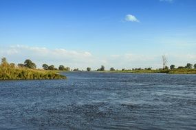 landscape of Elbe river