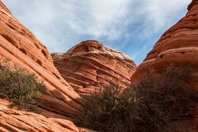 colorful rocks in the landscape