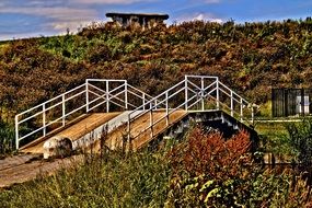 Bridge over the water stream