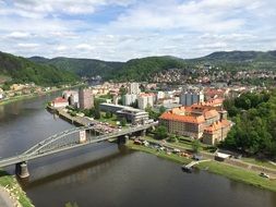 Decin River, Czech Republic