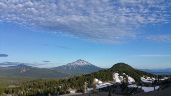 three mountains in Oregon