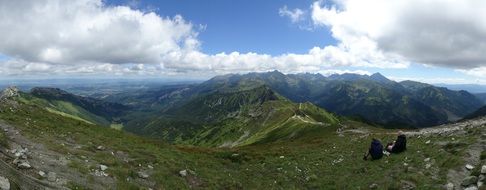 clouds over the high Tatras