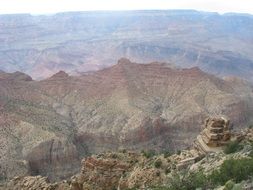 Desert park Landscape aerial view