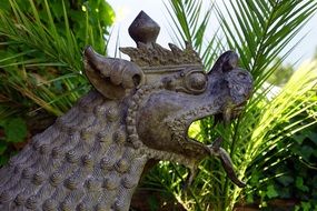 Dragon Bronze statue