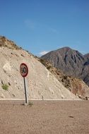 landscape of Sign on Mountain