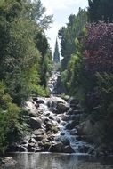 striking Waterfall Nature