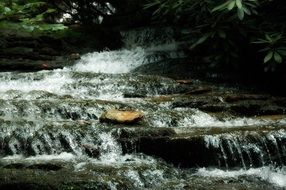 Stream Waterfall Mountains