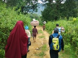 the journey of pilgrims in India
