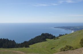 panoramic view from Mount Tam Stinson