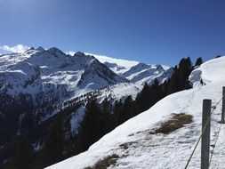 perfect beauty Snow Alps