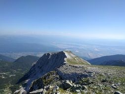 Beautiful and colorful Pirin Mountains in Bulgaria