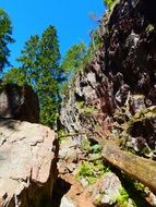 rocks in a nature reserve in sweden