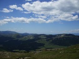 mountain landscape in bushteni