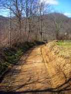 sandy rural road