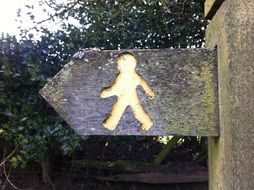 wooden sign about outdoor walks