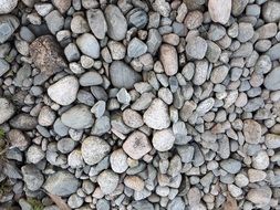 small pebbles on the beach close-up