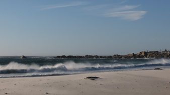 stormy tide of the ocean