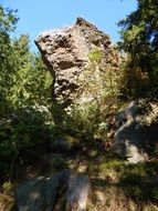 Rock Stone Forest Mountains