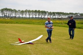 radio-controlled plane model