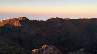 distant view of the Great Canary Telescope