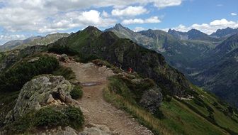 Tatry Mountains beautiful trail