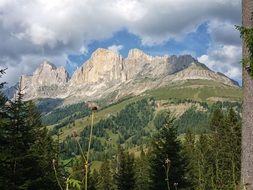 dolomites as a picturesque picture