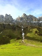 mountains nature of Switzerland