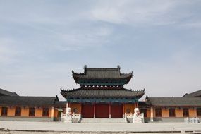 buddhist temple at changbai mountain