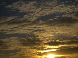 Clouds Nature Sunset Evening