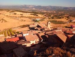 Village on a mountain