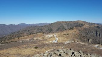 hiking path in yangsan