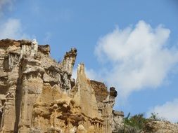 rocks in canyon on a sunny day