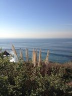 Hiking near the ocean