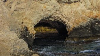 sea cave in cyprus