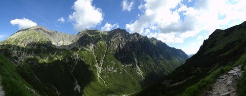 picturesque beauty of the high Tatras